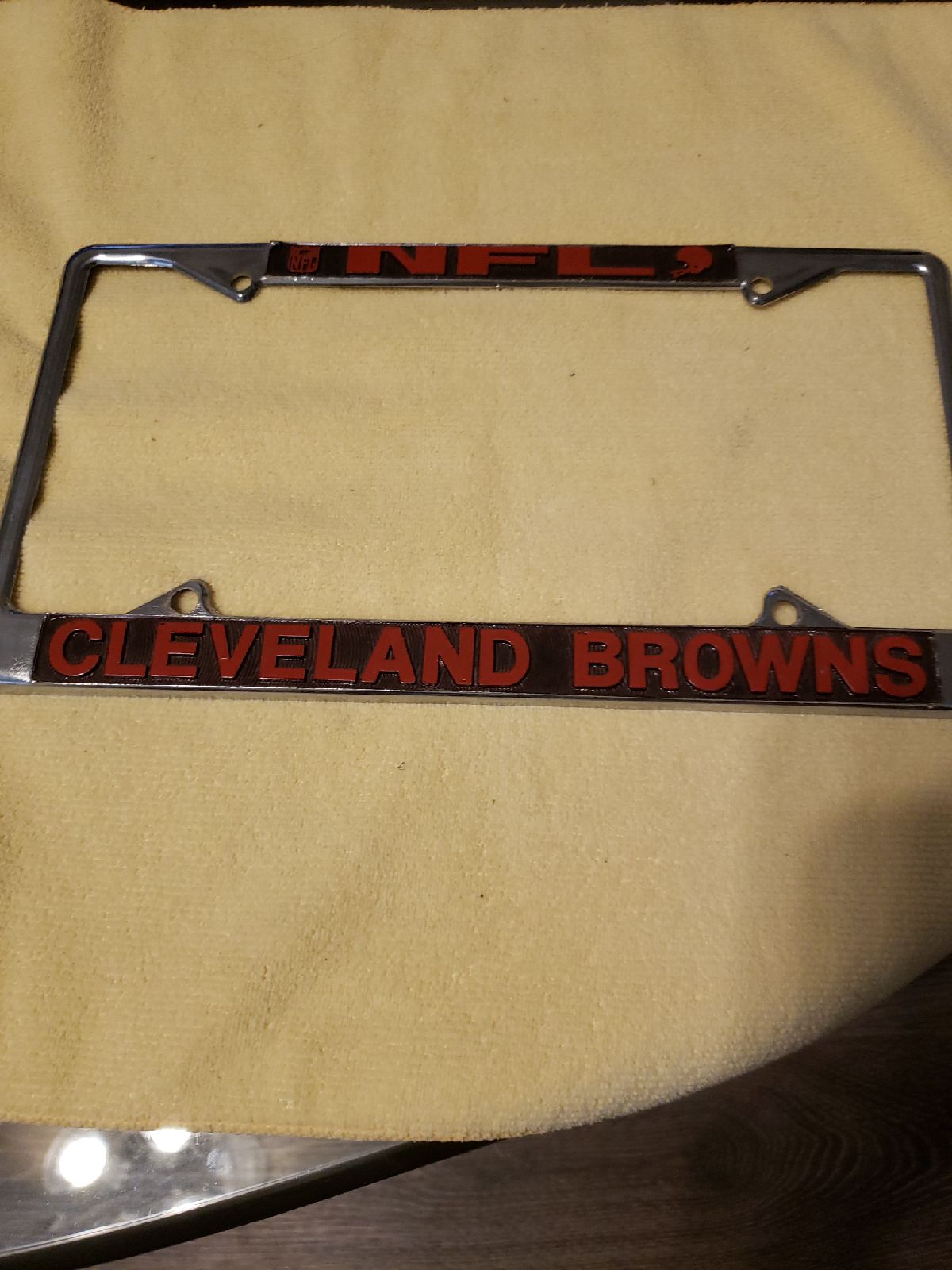 Cleveland Browns License Plate Bracket