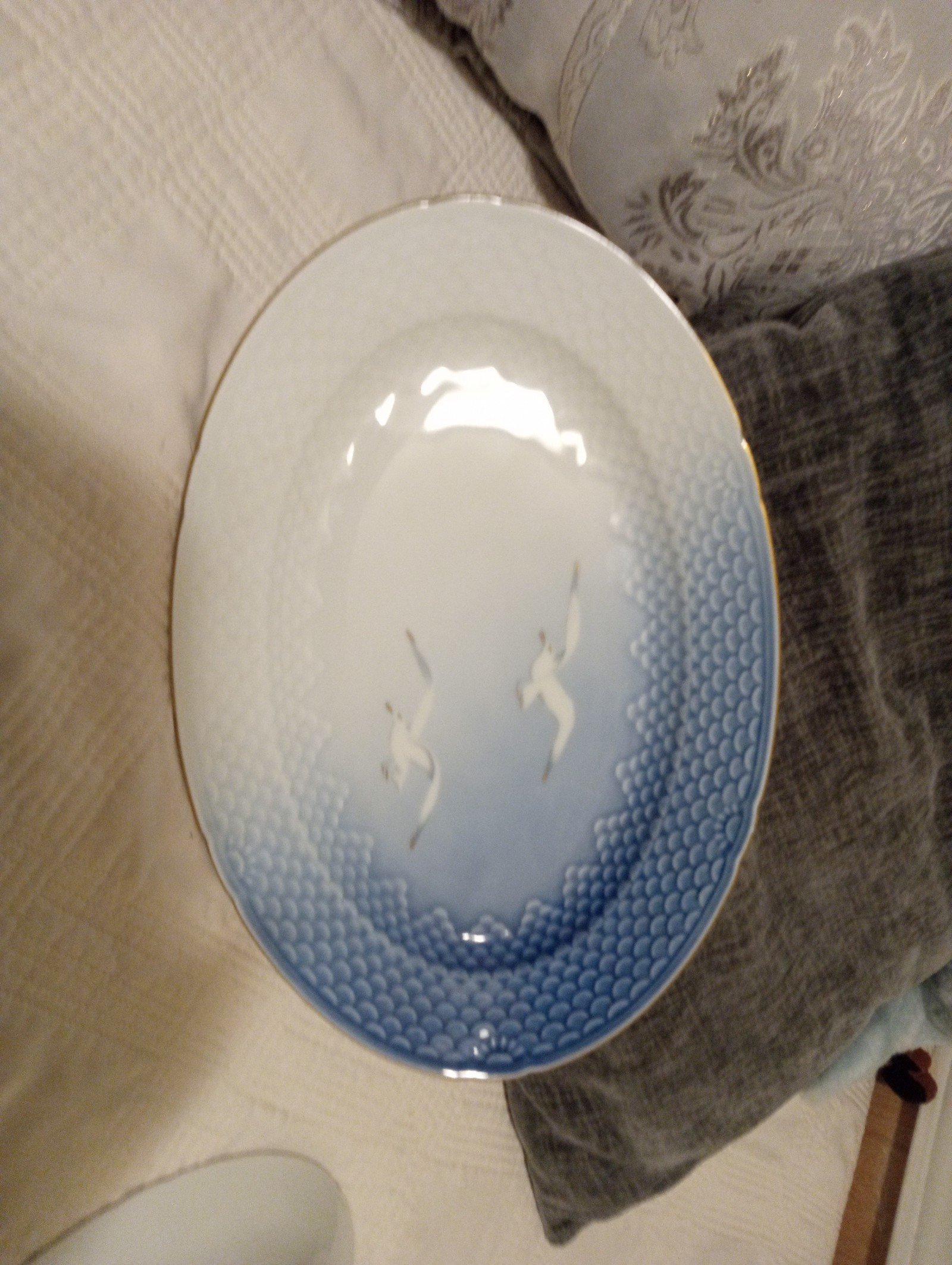Bing& Grondahl Copenhagen dinner platter,Plus a B&G 318 by fanny garde 1892