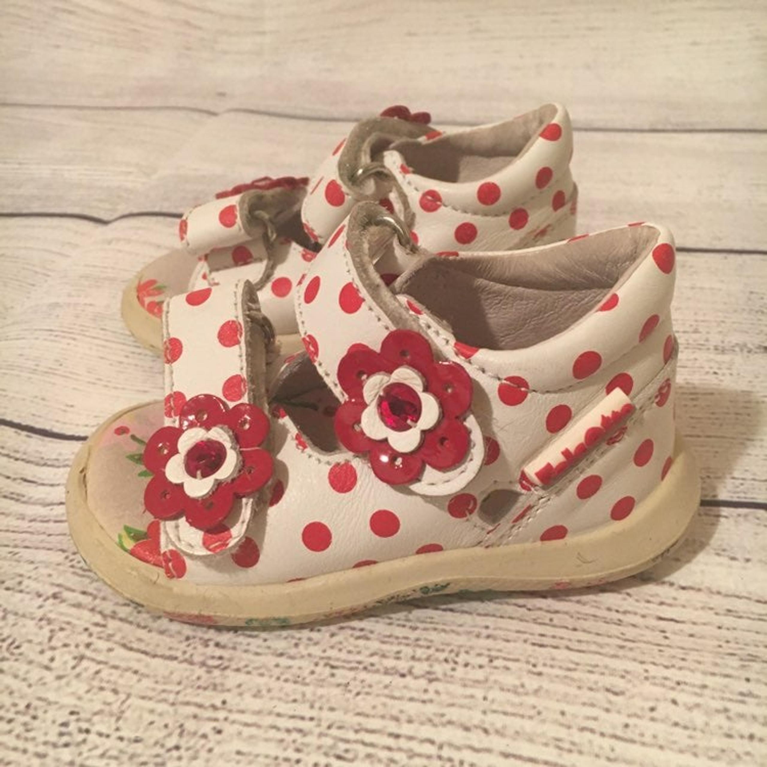 Leather Baby Girl Sandals - Naturino