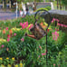 2 Pack Solar LED Watering Can Fairy String Lights, Water Can and Metal Post