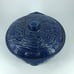 Vintage McCoy Pottery American Eagle Blue Casserole Dish with Lid