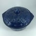 Vintage McCoy Pottery American Eagle Blue Casserole Dish with Lid