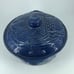 Vintage McCoy Pottery American Eagle Blue Casserole Dish with Lid