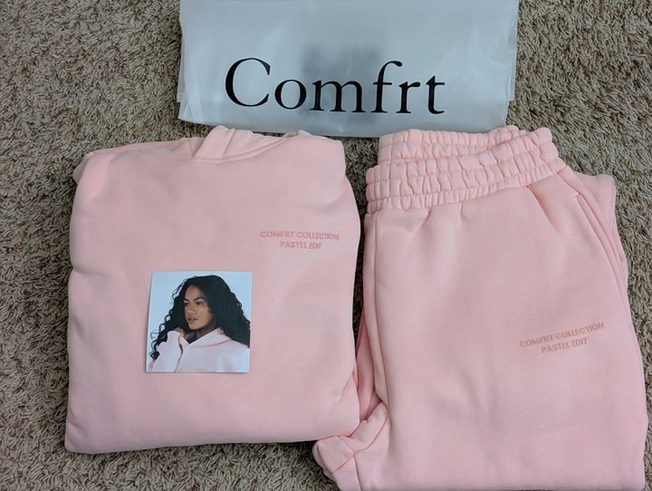 BRAND NEW Pastel Bubblegum Pastel Comfrt Large Hoodie and Med Sweatpants set