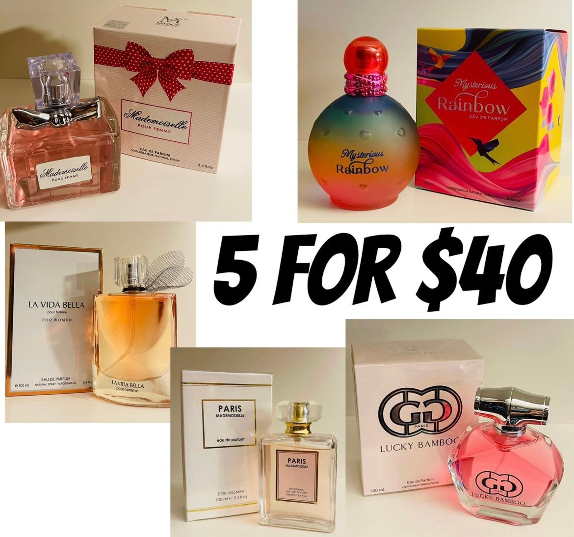 Women's Perfume 3.4oz each