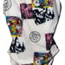 Swimnista James Peter Henry Marvelous Artwork Swimsuit, Sz M