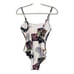 Swimnista James Peter Henry Marvelous Artwork Swimsuit, Sz M
