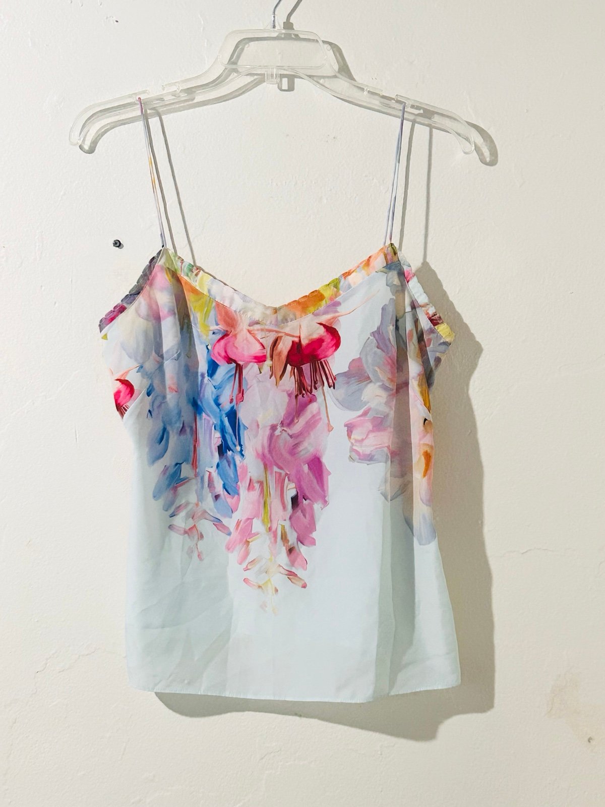 Ted Baker London Floral Watercolor Camisole Top Large