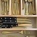 49 Piece Gold Silverware Set - NEW