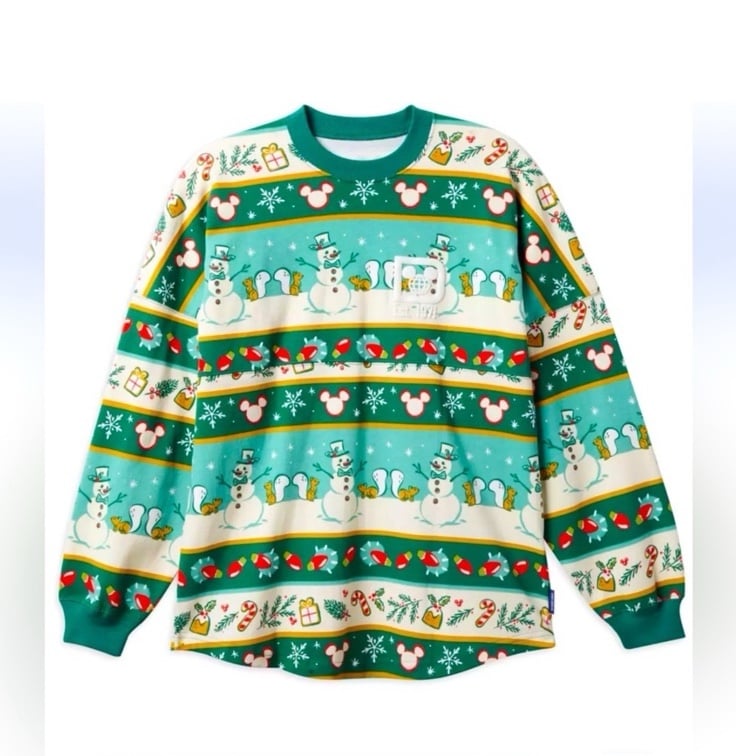 NEW with tags Walt Disney World Christmas Holiday Spirit Jersey Shirt