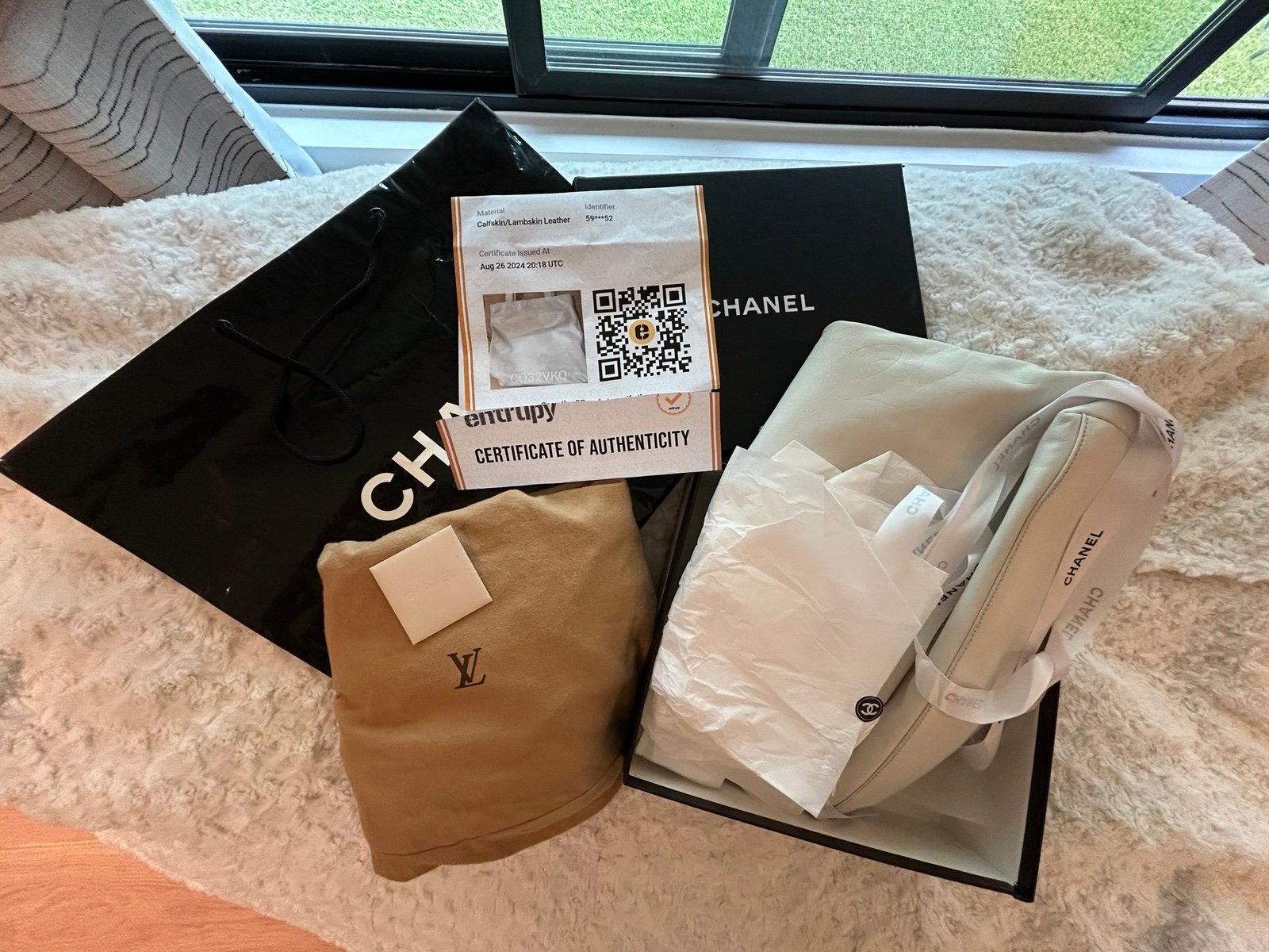 Chanel AUTHENTIC COCO MARK Tote