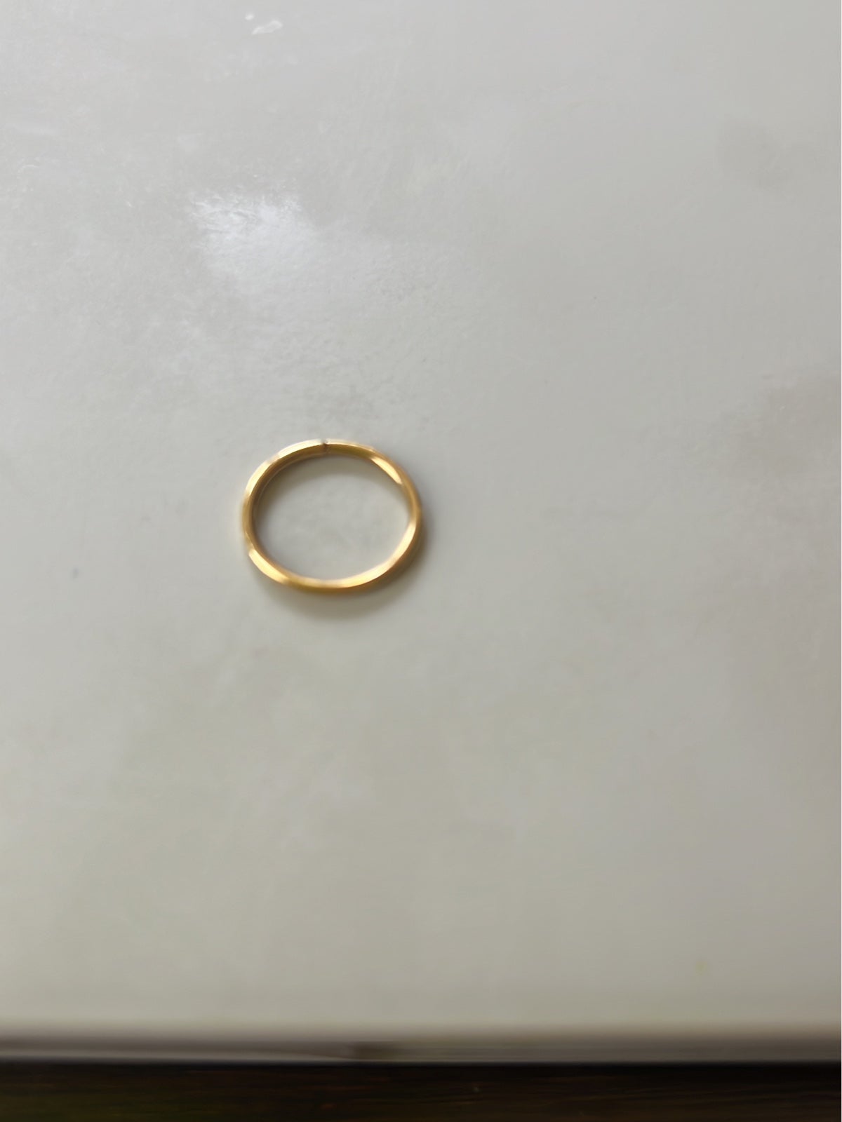 Solid Yellow Gold BVLA conch hoop