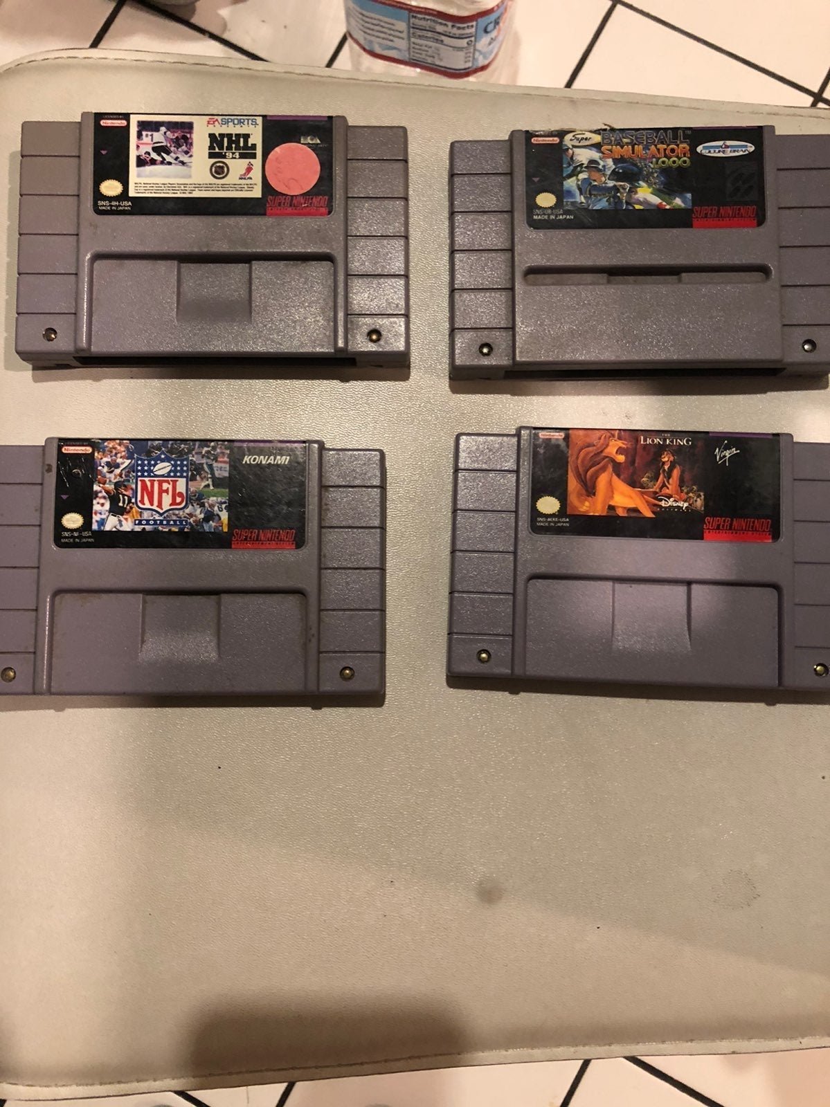 Super nintendo games lot