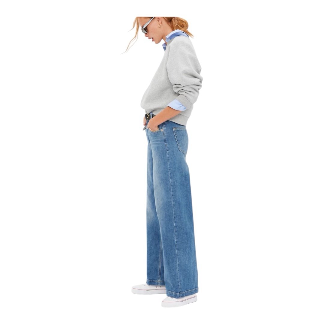 NWOT Gap High Rise Stride Wide-Leg Jeans | Size 31/12R