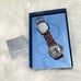 NEW! 2000 Vintage Millennium Disney Wrist Watch ~ Genuine Leather Band