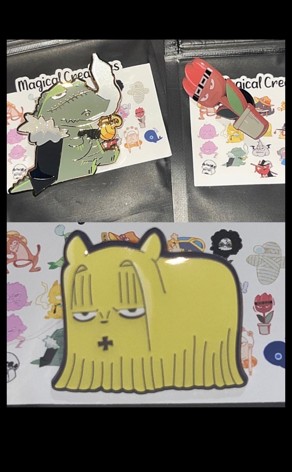 One Piece Enamel Pin Set
