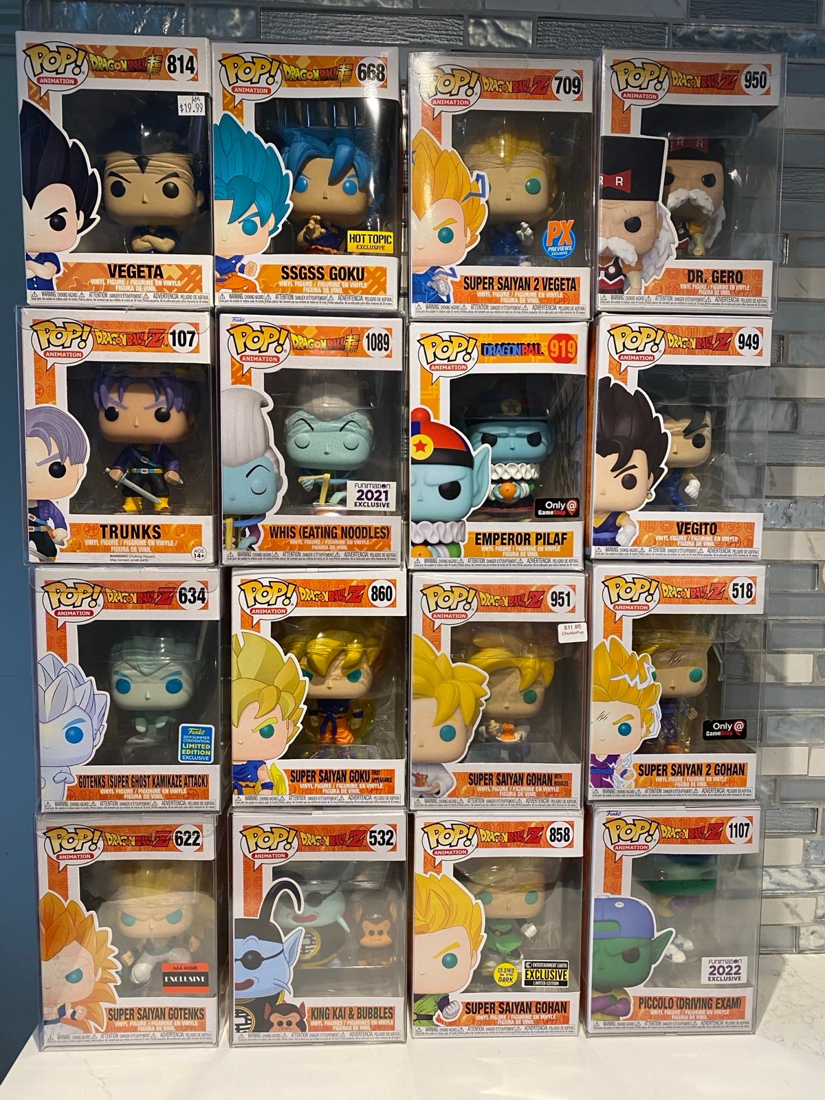 Funko Pop Dragon Ball Lot!!!