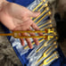 NEW Entire set 8 tuning forks gold tone all chakra healing