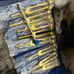 NEW Entire set 8 tuning forks gold tone all chakra healing