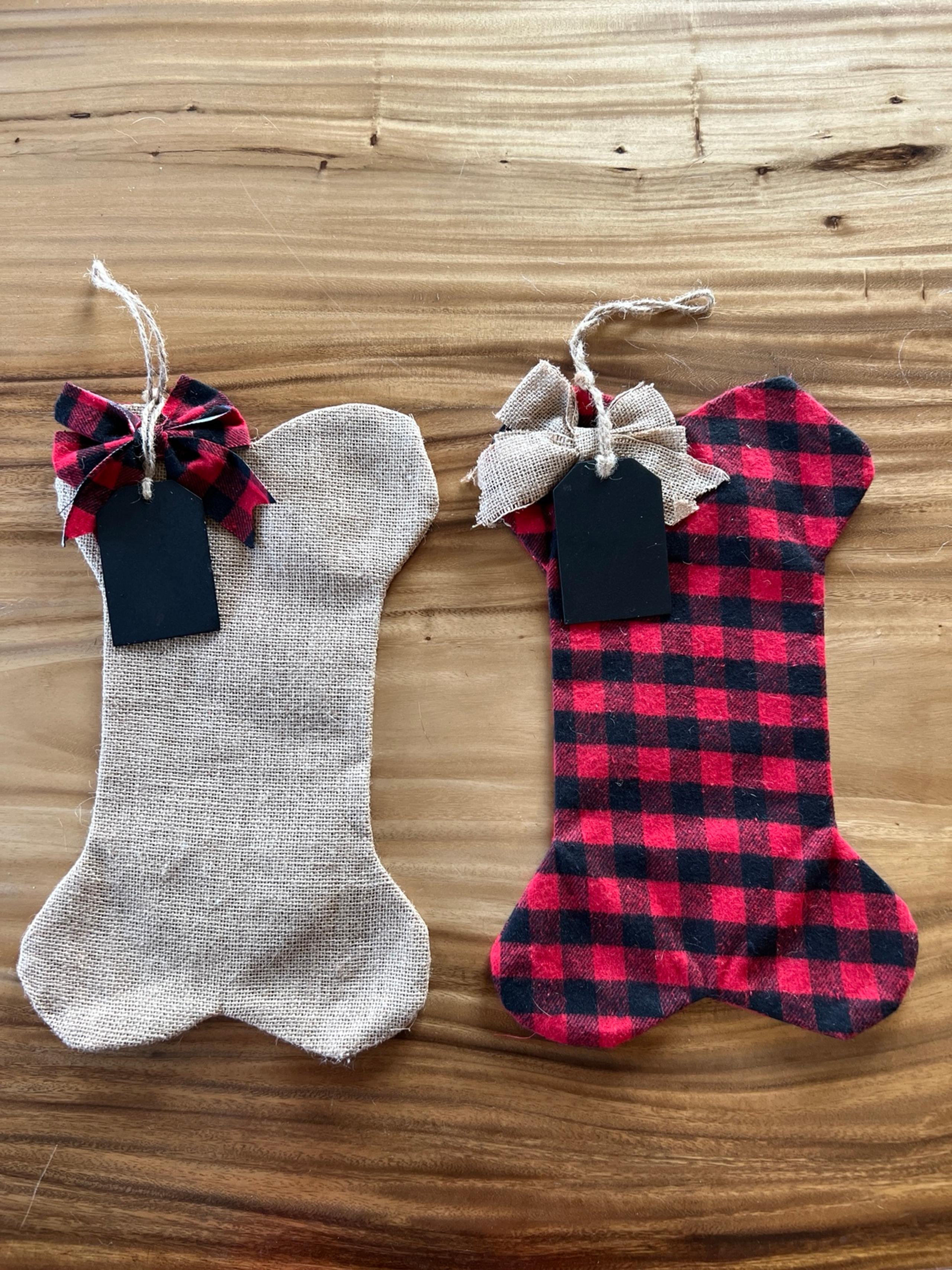 Dog bone Christmas stocking set - Walmart
