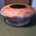 Vintage Artist Signed Lathe Turned Wood Bowl Handmade By Artist. 11” Wide Rare