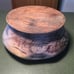 Vintage Artist Signed Lathe Turned Wood Bowl Handmade By Artist. 11” Wide Rare