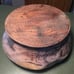 Vintage Artist Signed Lathe Turned Wood Bowl Handmade By Artist. 11” Wide Rare