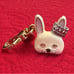 Juicy Couture Bunny Mask Gold Bracelet Charm rare rhinestones limited edition