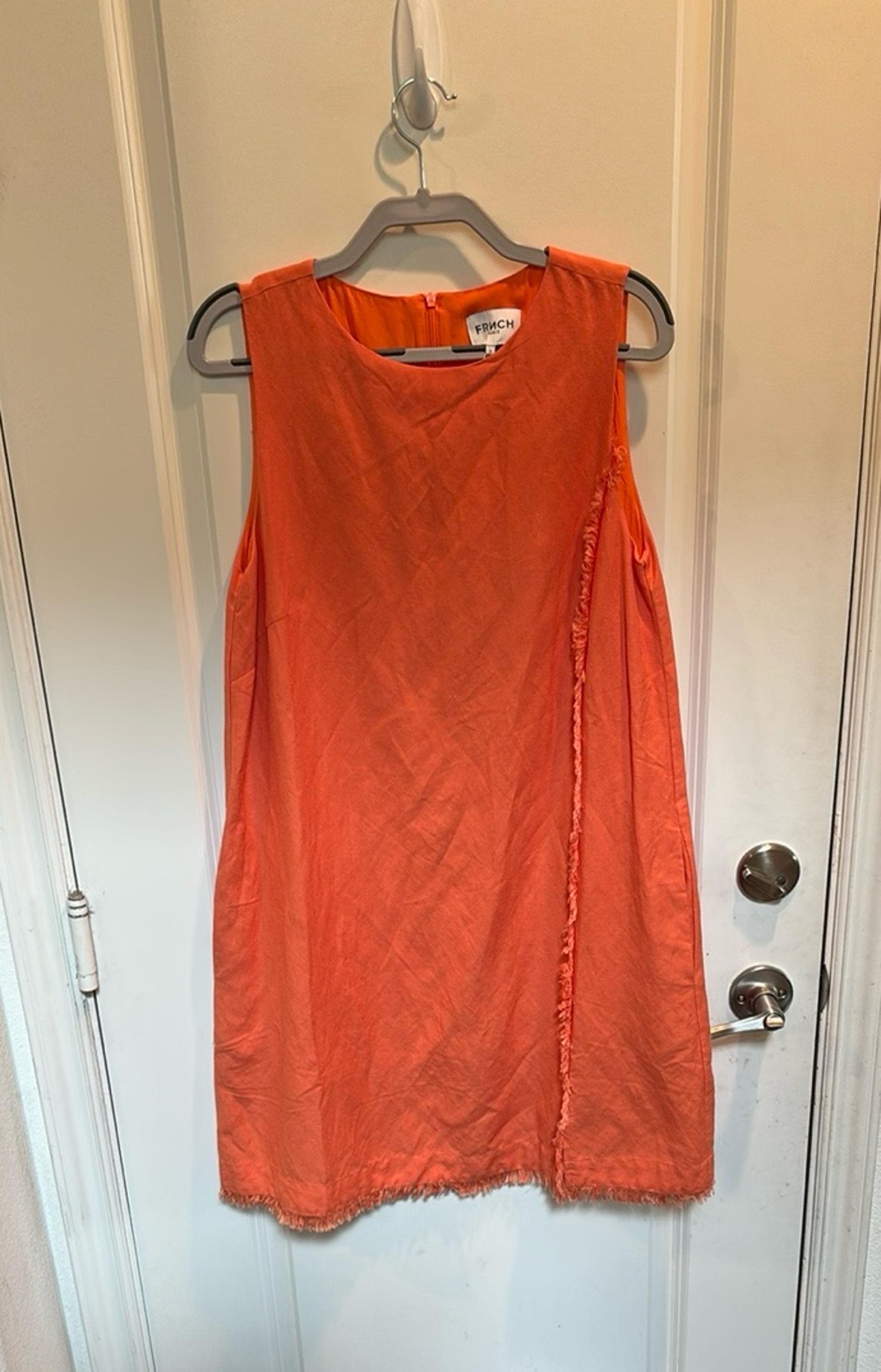 New FRNCH Orange Shift Dress - French Connection