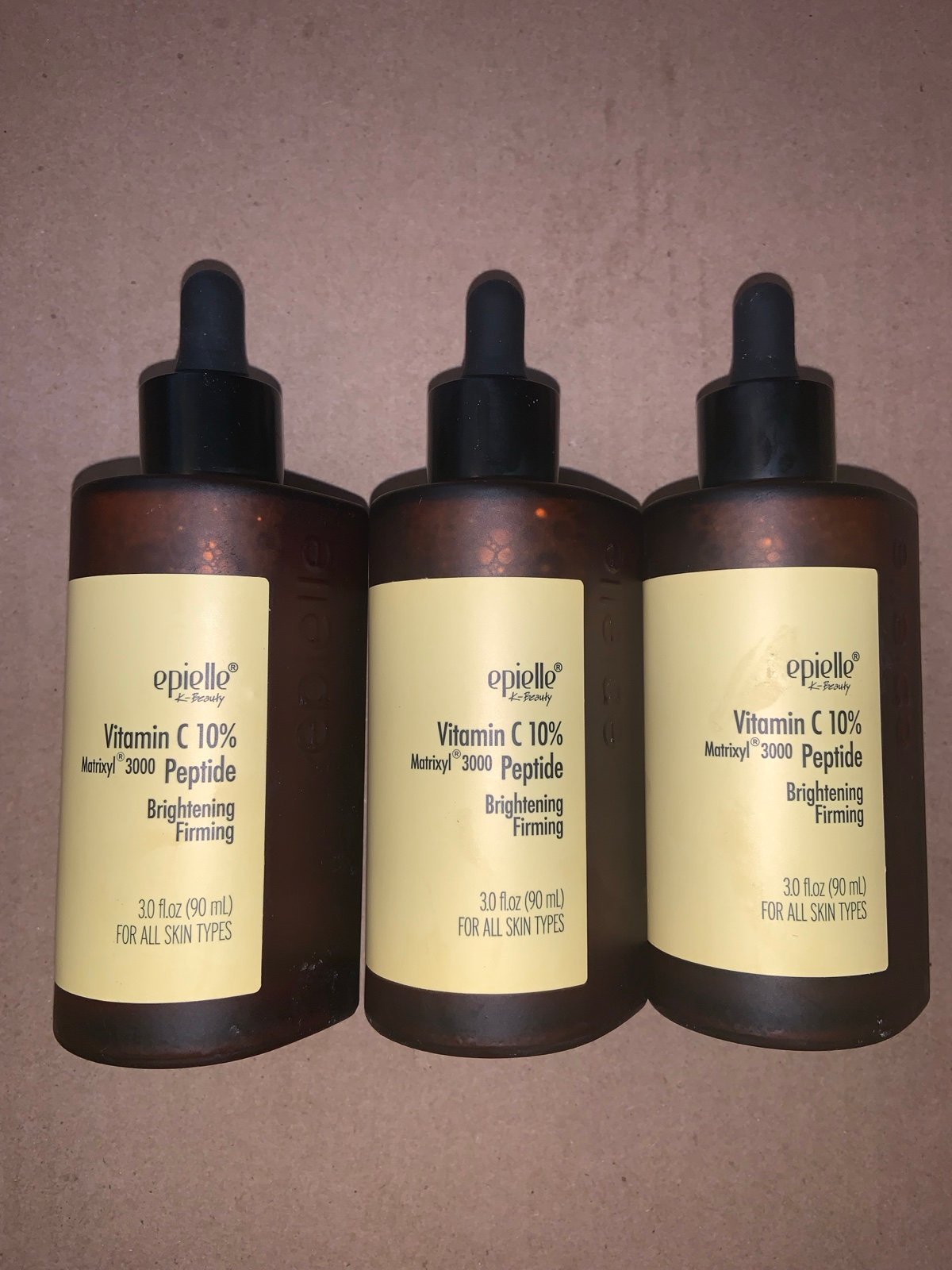 3x Epielle Vitamin C Matrixl 3000 Peptide Brightening Firing Serum 3 Fl Oz