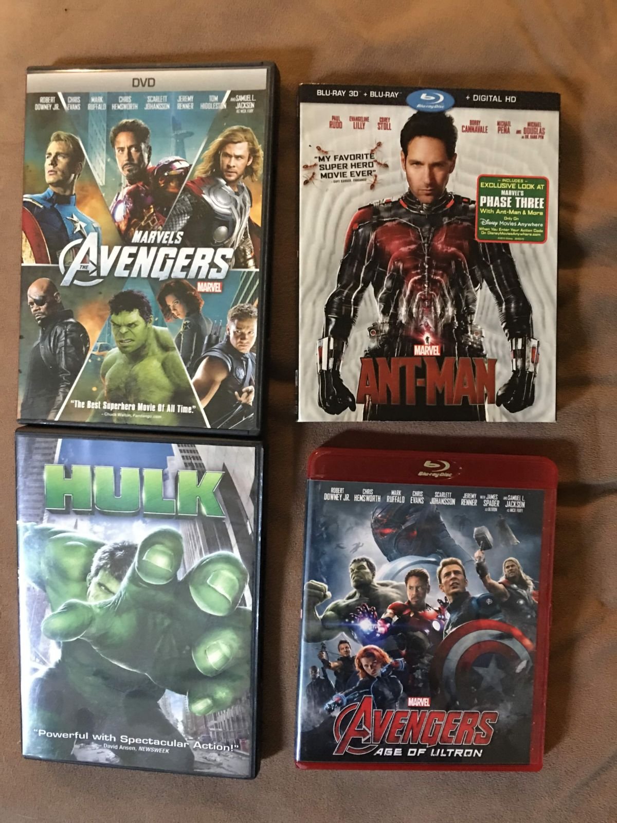 マーベル映画コレクション DVD＆BluRay 9本セット