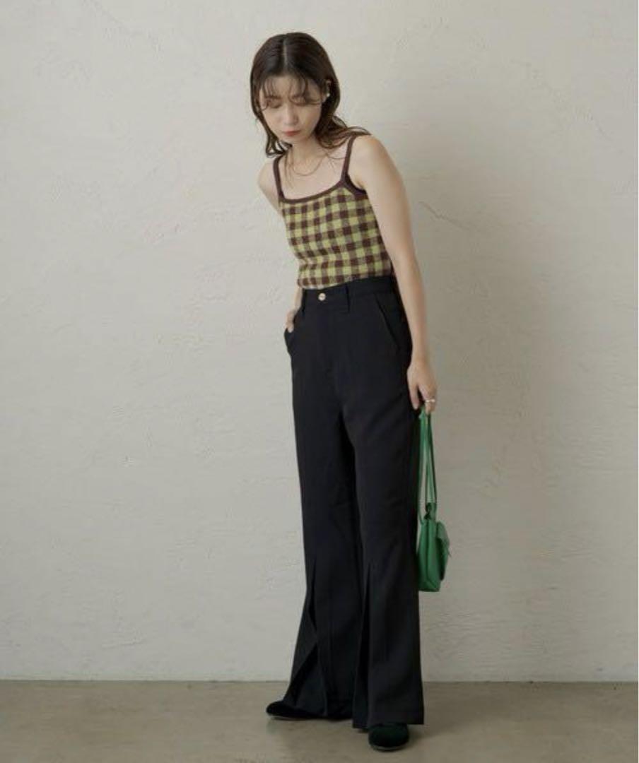 【人気ショップが最安値挑戦！】 TUCK Wrangler FLARE pants Casual kastane PANTS SLACKS パンツ