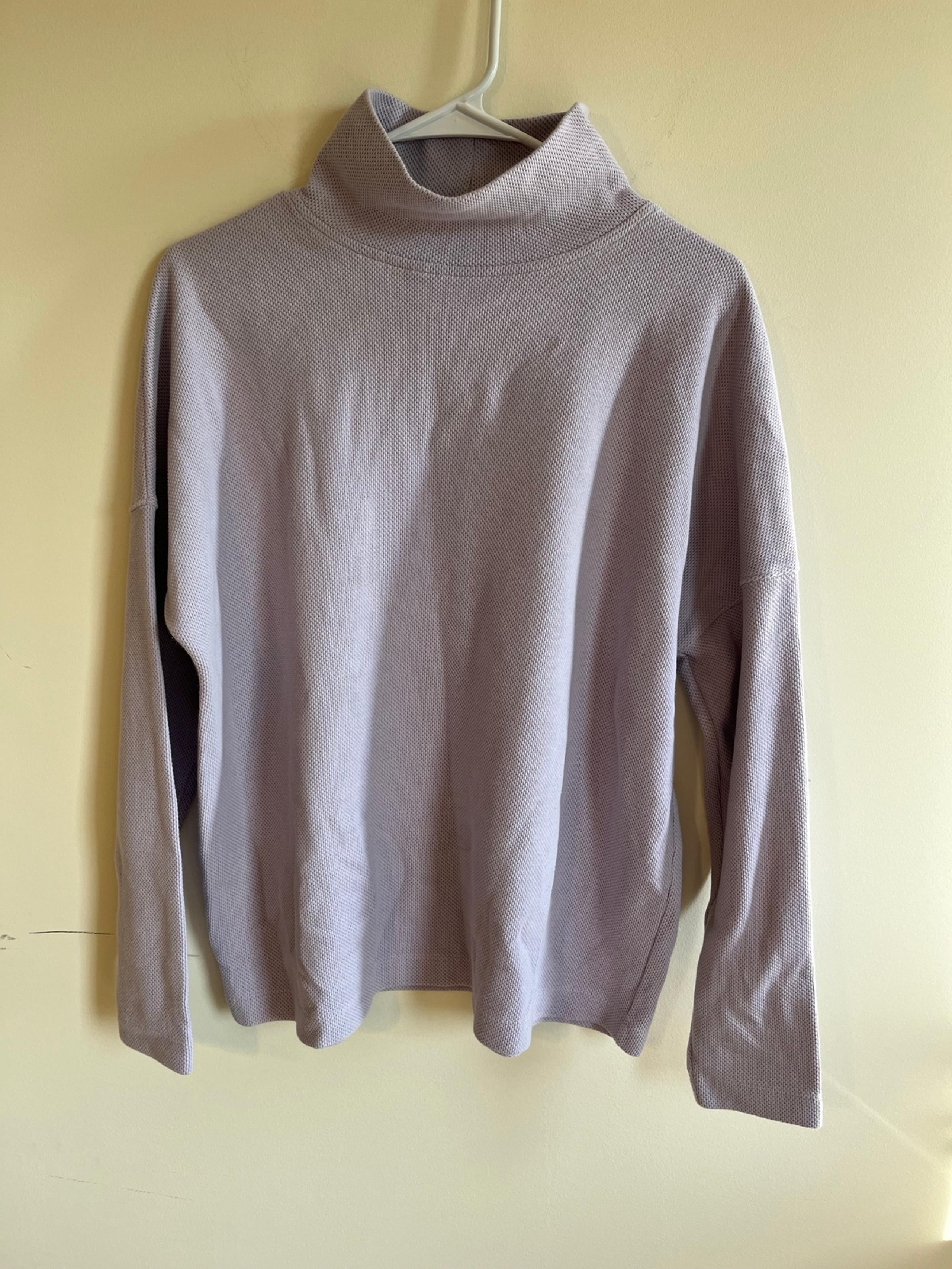 Lavender Vineyard Vines Mock Neck Sweater
