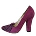Vintage ALESSANDRO DELL’ACQUA Suede Chunky Heel Pumps Sz 7 Made In Italy