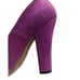 Vintage ALESSANDRO DELL’ACQUA Suede Chunky Heel Pumps Sz 7 Made In Italy
