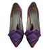 Vintage ALESSANDRO DELL’ACQUA Suede Chunky Heel Pumps Sz 7 Made In Italy