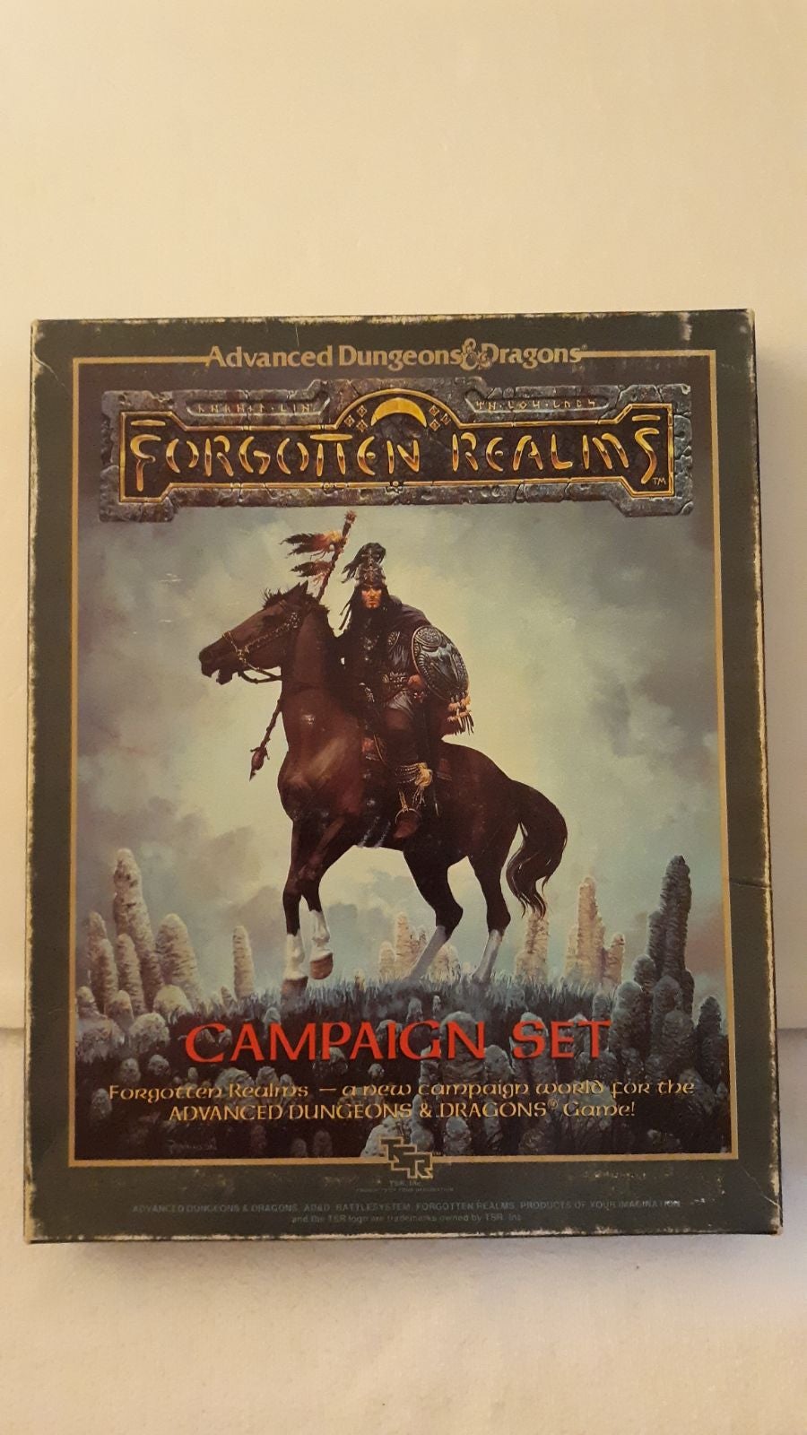 Advanced Dungeons and Dragons Forgotten Realms Campaign Set, box set, 1989