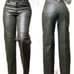 Vintage leather pants women