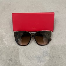 Fendi Havana brown and black cat eye