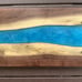 Walnut Live Edge & Epoxy Resin Charcuterie Board!