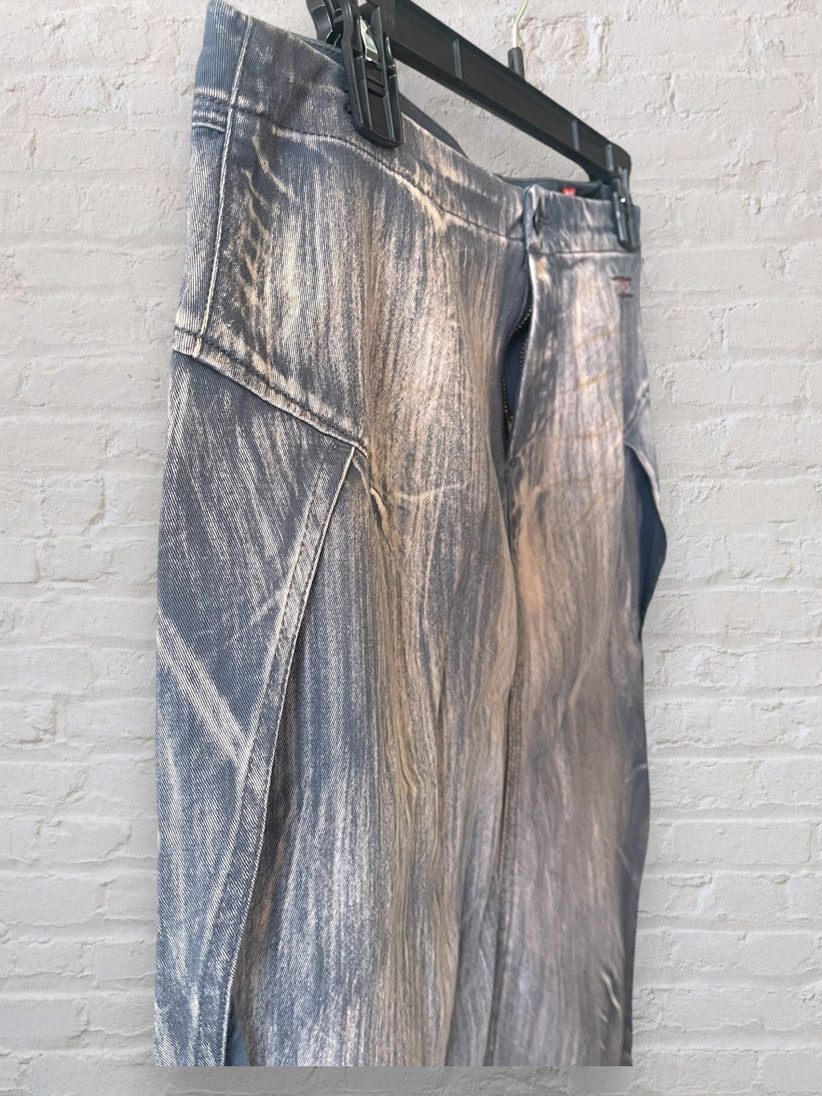 Vintage 2000s Diesel De-Dart Knee Length Denim Skirt Women’s Size 28 Y2K