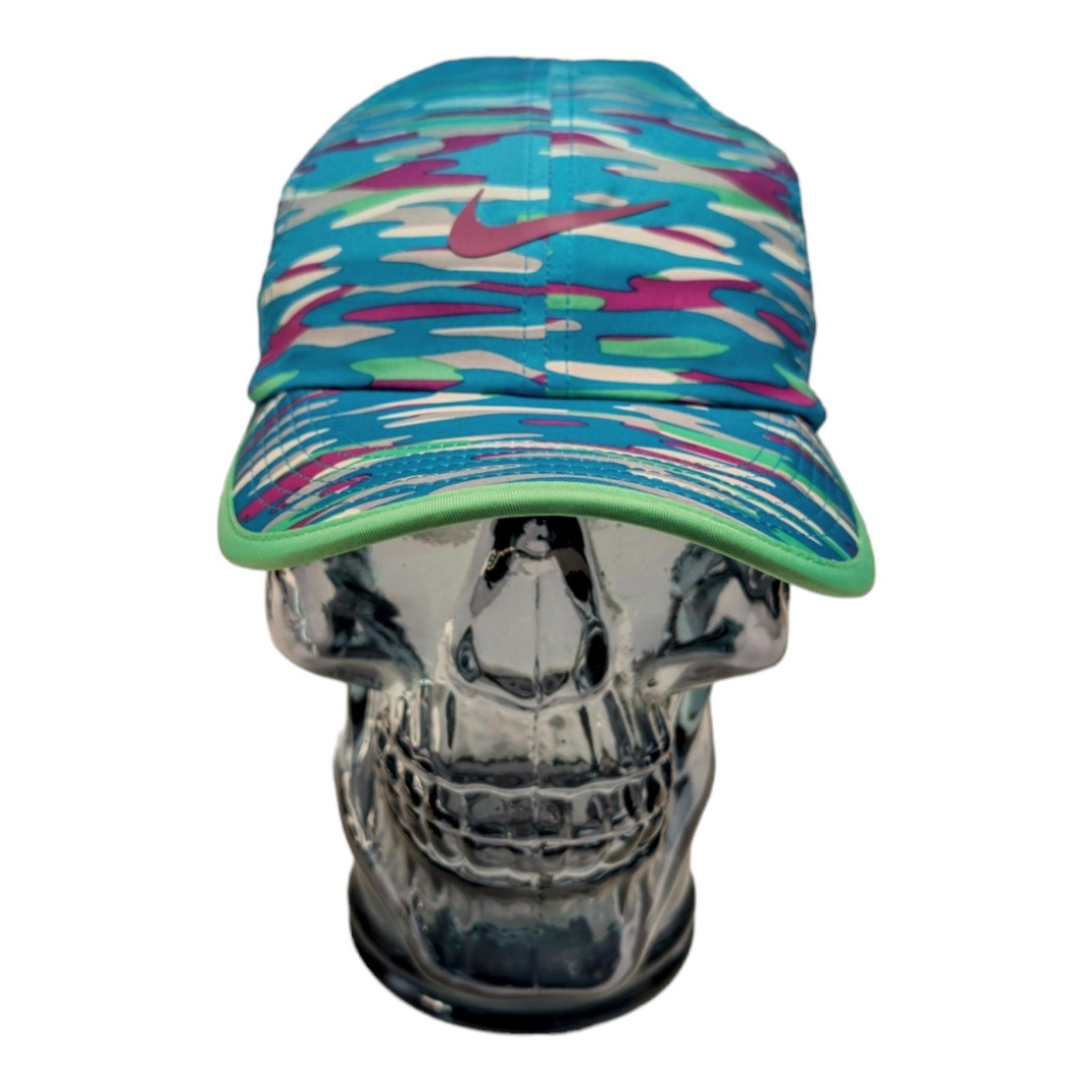 Nike Featherlight Dri Fit Teal Running Sports Hat