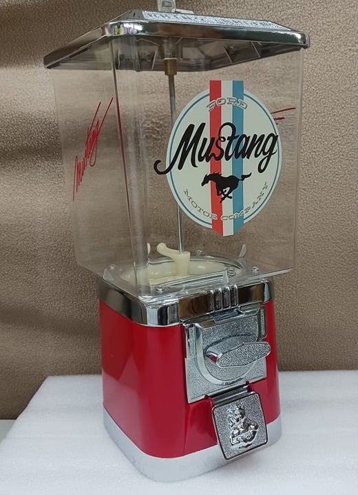 Ford Mustang Custom Gumball Candy Vending Machine Brand New