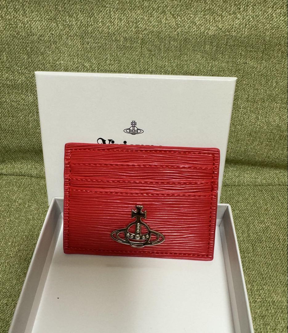 Vivienne Westwood card case with a pass inside.