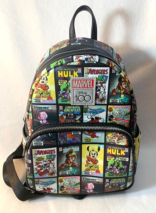 Disney 100 Marvel Loungefly Comic Book Mickey Minnie Goofy Donald as Marvel