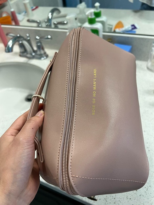 EACHY Travel Makeup Bag,Large Capacity Cosmetic Bags for Women,Waterproof Portab