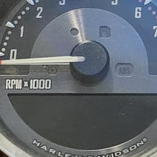 Harley-davidson 4 Tach/Speedo Gauge w/ 3 ft extension for Gauge relocation