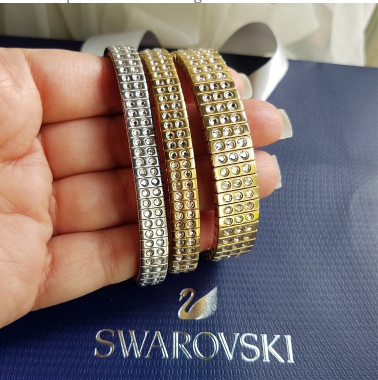 AUTHENTIC Swarovski Stretch Bracelets SET of 3