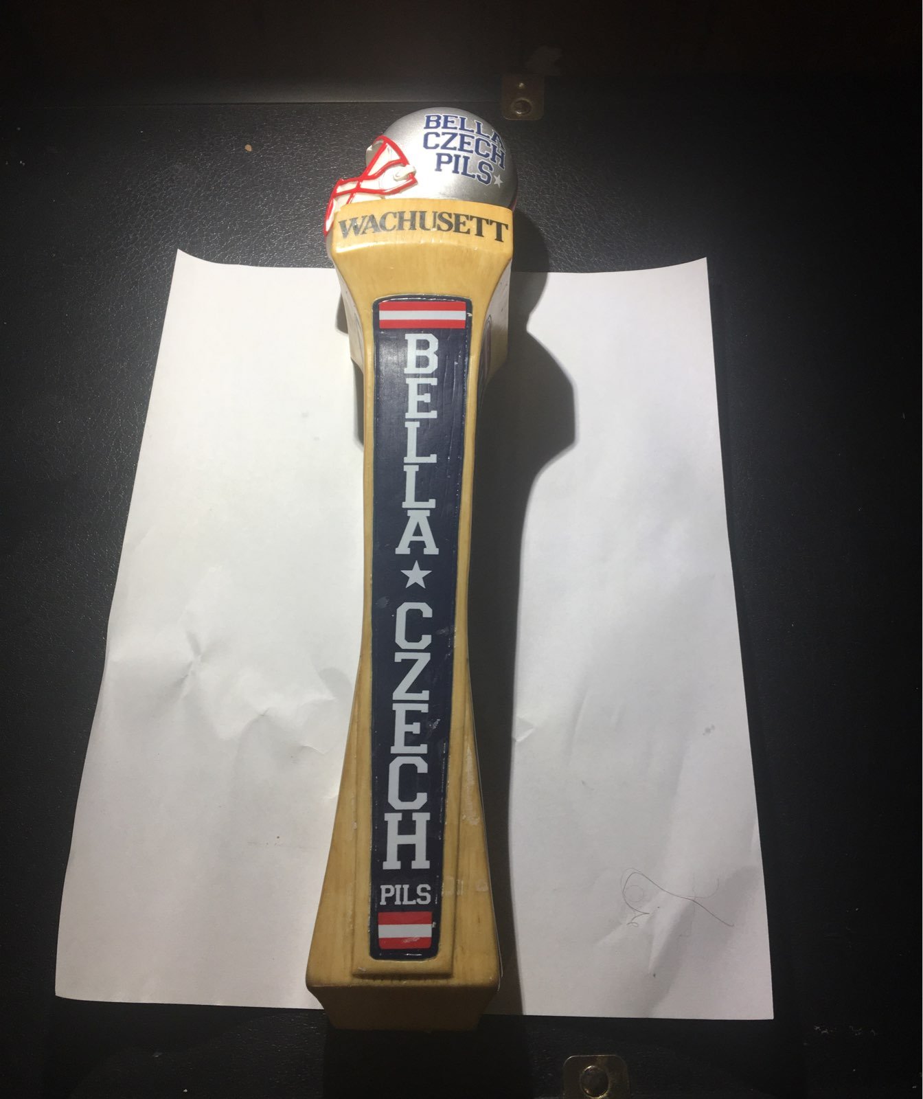 wachusett bella czech pils tap handle