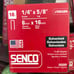 Senco 5/8 18 Gauge Galvanized 1/4 Narrow Crown Staples 5,000